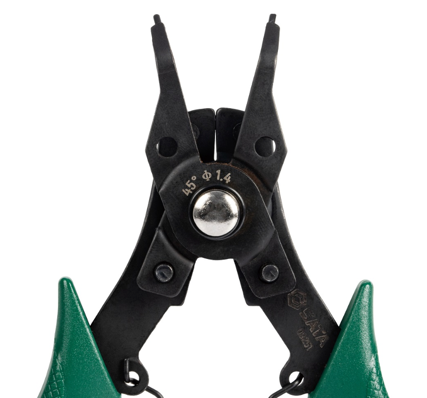 Shop the SATA 09251 5-Piece Convertible Snap Ring Pliers Set with straight & 45°/90° tips, 1.2mm & 1.4mm sizes. Versatile, durable. Lifetime warranty.