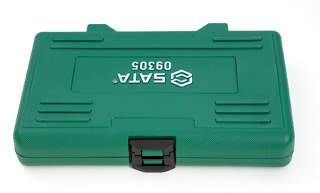 Shop the SATA 09305 8-Piece A Series Torx® Screwdriver Set: sizes T8-T40, 75-100mm lengths, durable storage case. Precision tips for secure fastening.