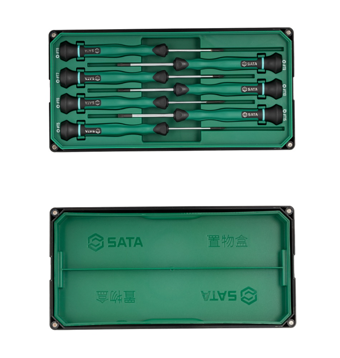 Shop the SATA 09315 7-Piece Precision Torx® Screwdriver Set: SVCM+ alloy steel, sizes T5-T15, rotary cap design. Ideal for electronics. Lifetime warranty.
