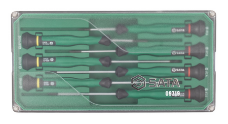 Shop the SATA 09319 12-Piece Electronic Tool Set: slotted & Phillips screwdrivers, S2 alloy steel, magnetic stackable tool box. Precision electronics repair.