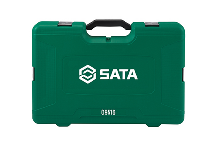 Equip your workshop with the SATA 09516 58-piece mechanical repair tool set. Includes ratchets, wrenches, pliers, and more in a durable organized case.
