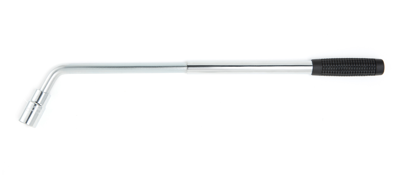 Easily change tires with the SATA 09531 3Pc. L-Shaped Lug Wrench Set. Features extendable length (340mm–550mm) and durable Cr-V forged sockets. Shop now.
