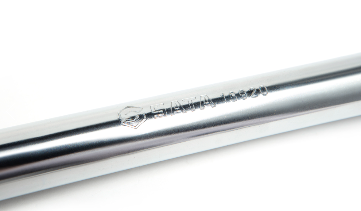 Easily change tires with the SATA 09531 3Pc. L-Shaped Lug Wrench Set. Features extendable length (340mm–550mm) and durable Cr-V forged sockets. Shop now.