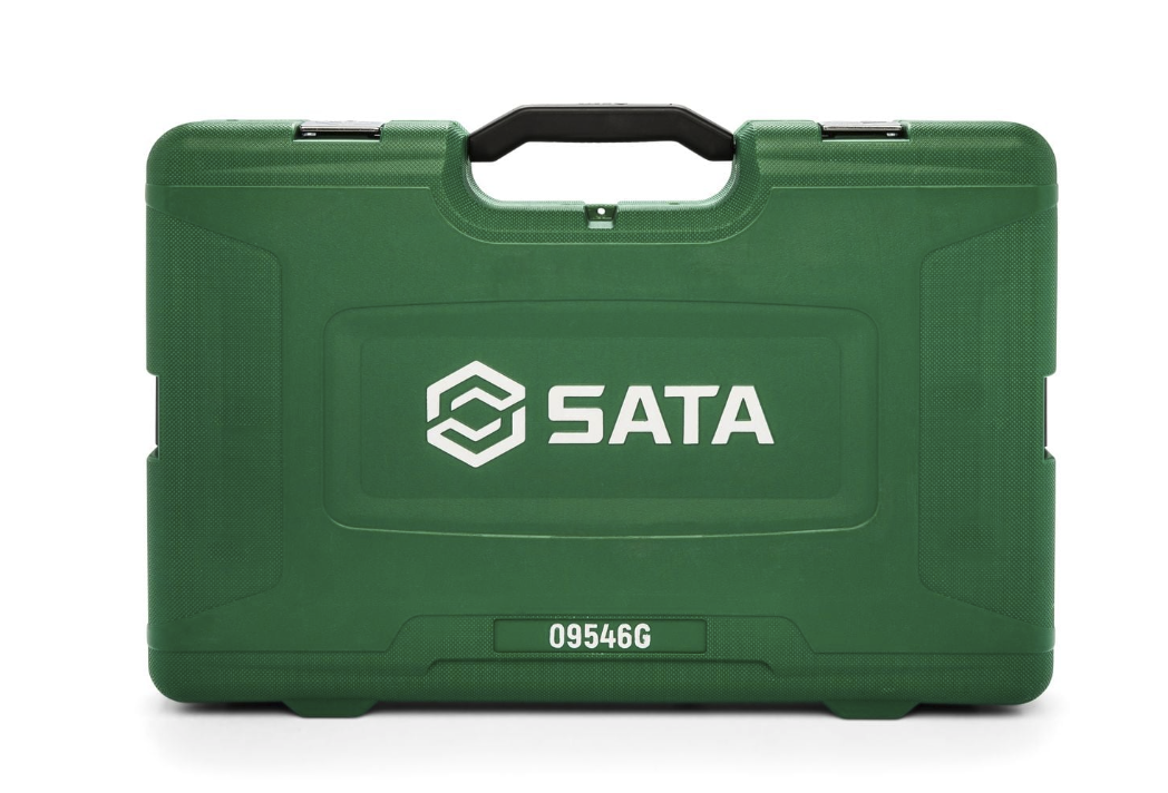 Master any job with the SATA 09546G 180-piece metric ratchet & socket set. Includes 1/4", 3/8", and 1/2" drives in a robust, organized storage case.