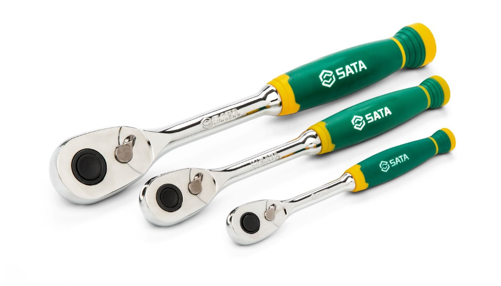 Master any job with the SATA 09546G 180-piece metric ratchet & socket set. Includes 1/4", 3/8", and 1/2" drives in a robust, organized storage case.