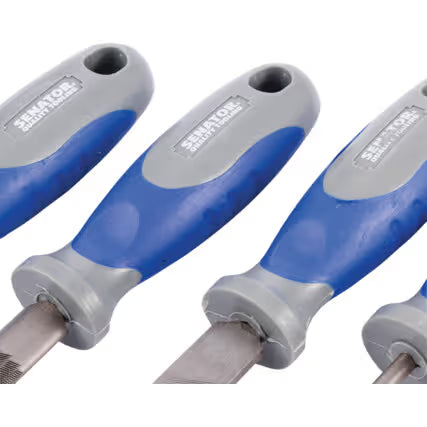 Senator 4-Piece Engineers File Set 150-250mm Bastard & Second Cut SENATOR