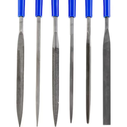 Senator 16cm Cut 2 Assorted Needle File Set (6 pcs) Precision Files SENATOR