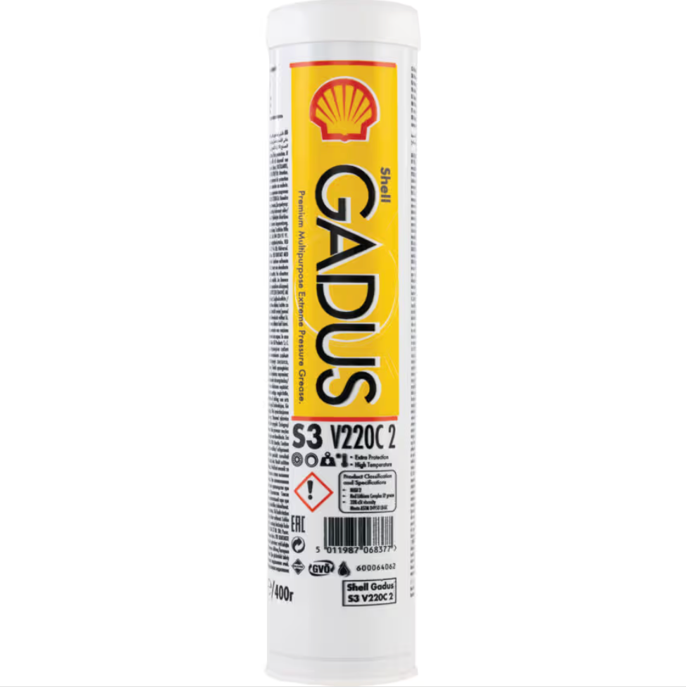 Shell Gadus S3 V220C 2 Multi-Purpose Grease 400g | Red Lithium Complex Bearing Grease Shell