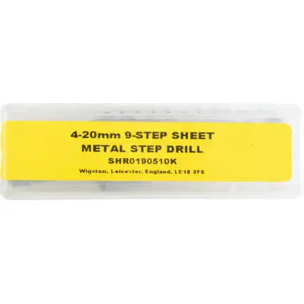 Sherwood 4-20mm 9-Step HSS Sheet Metal Step Drill SHERWOOD