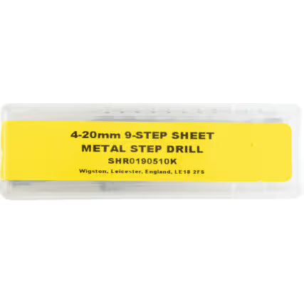Sherwood 4-20mm 9-Step HSS Sheet Metal Step Drill SHERWOOD