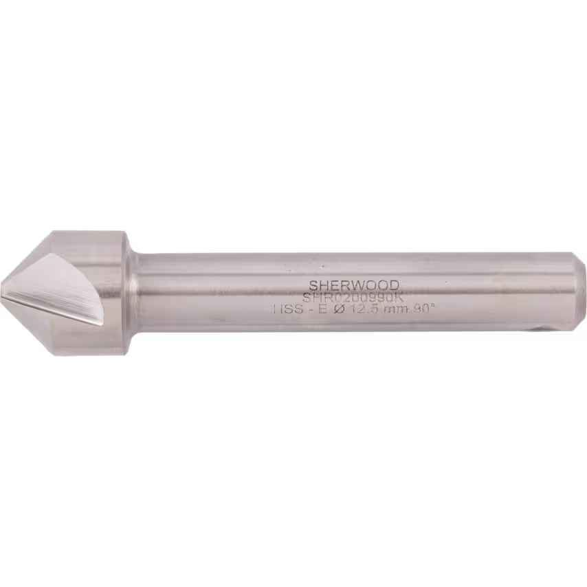 Sherwood SHR0200790K 8mm 90° HSS-Cobalt 3-Flute Countersink SHERWOOD