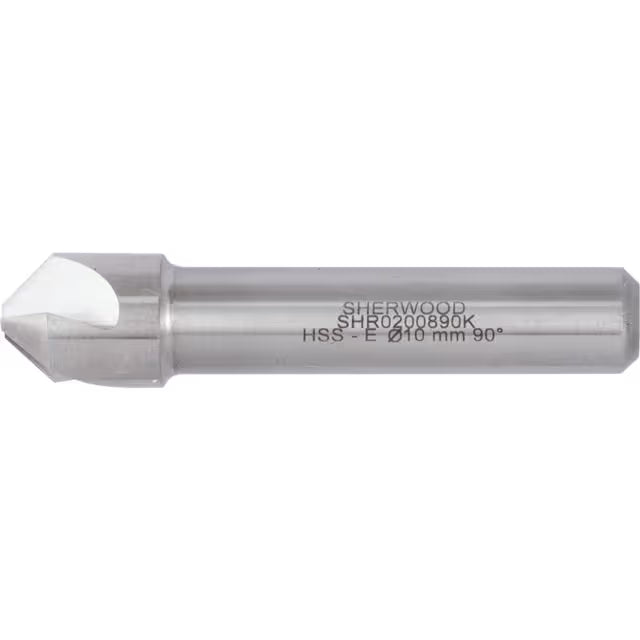 Sherwood SHR0200890K 10mm 90° HSS-Cobalt 3-Flute Countersink SHERWOOD