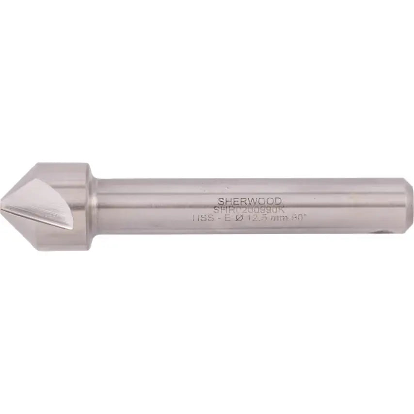 Sherwood SHR0200990K 12.5mm 90° HSS-Cobalt 3-Flute Countersink SHERWOOD