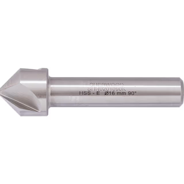Sherwood SHR0201090K 16mm 90° HSS-Cobalt 3-Flute Countersink SHERWOOD