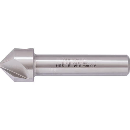 Sherwood SHR0201090K 16mm 90° HSS-Cobalt 3-Flute Countersink SHERWOOD