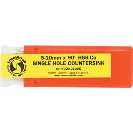 Sherwood 5–10mm 90° Single Hole Countersink SHR0202100K SHERWOOD