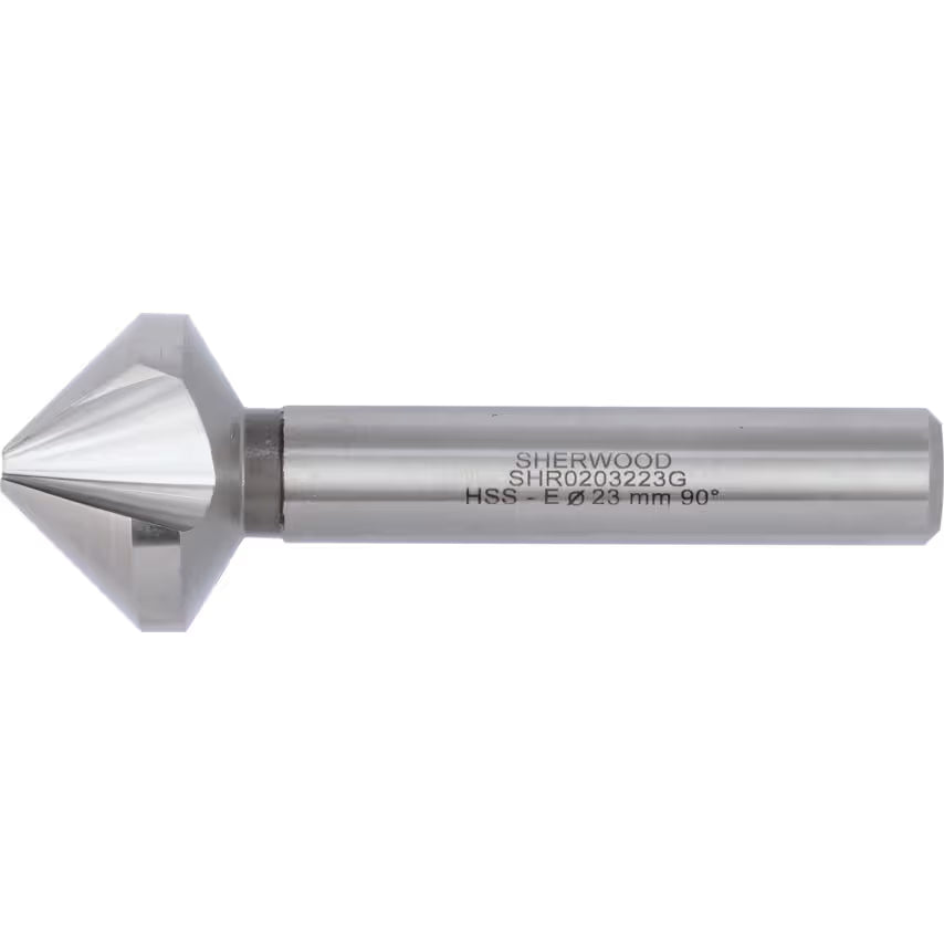 Sherwood SHR0203223G 23mm 90° HSS-Cobalt Countersink DIN335 SHERWOOD