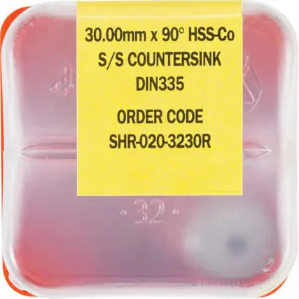 Sherwood SHR0203230R 30mm 90° HSS-Cobalt Countersink DIN335 SHERWOOD