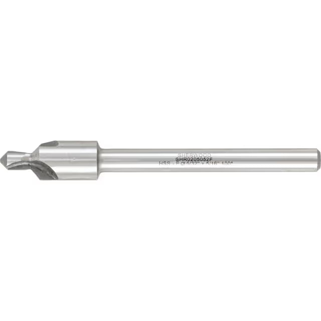 Sherwood SHR0205052F 5/32"x5/16" 100° HSS Cobalt 3FL Piloted Countersink SHERWOOD