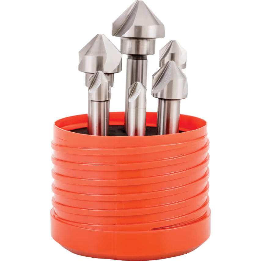 Sherwood 8-25mm 90° HSS Cobalt Single-Sided Countersink Set SHERWOOD