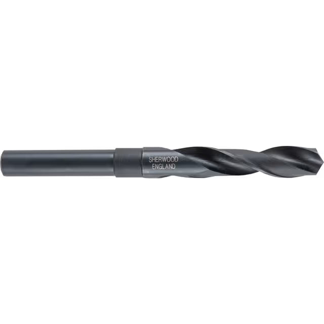 SHERWOOD 15.00mm HSS Reduced Shank Drill 1/2" Shank Bit SHERWOOD
