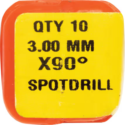 SHERWOOD SHR0252528Y 3.00mm 90° HSS S/S Spotting Drill Bit SHERWOOD