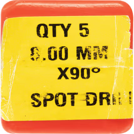 SHERWOOD SHR0252530B 8.00mm 90° HSS S/S Spotting Drill Bit SHERWOOD