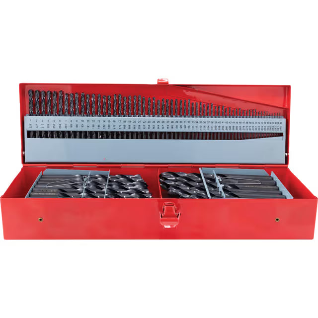 SHERWOOD SHR0258920K SET OF 114 HSS MET/IMP JOBBER DRILLS SHERWOOD