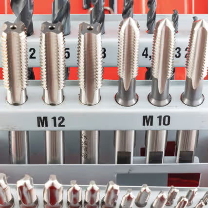 SHERWOOD SHR0259960K (SET-28) HSS METRIC DRILLS & TAPS SHERWOOD