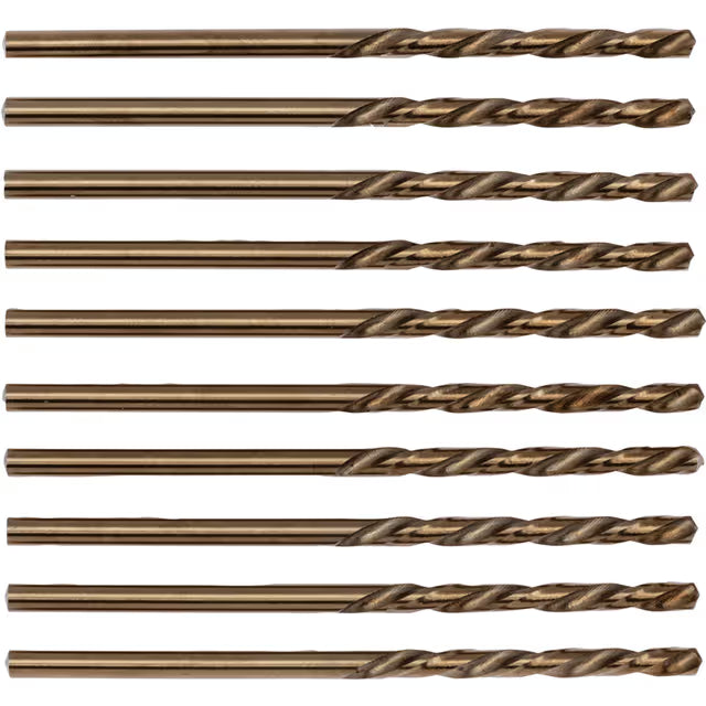 SHERWOOD Cobalt Drill Bits Inch Sizes for Stainless Steel SHERWOOD