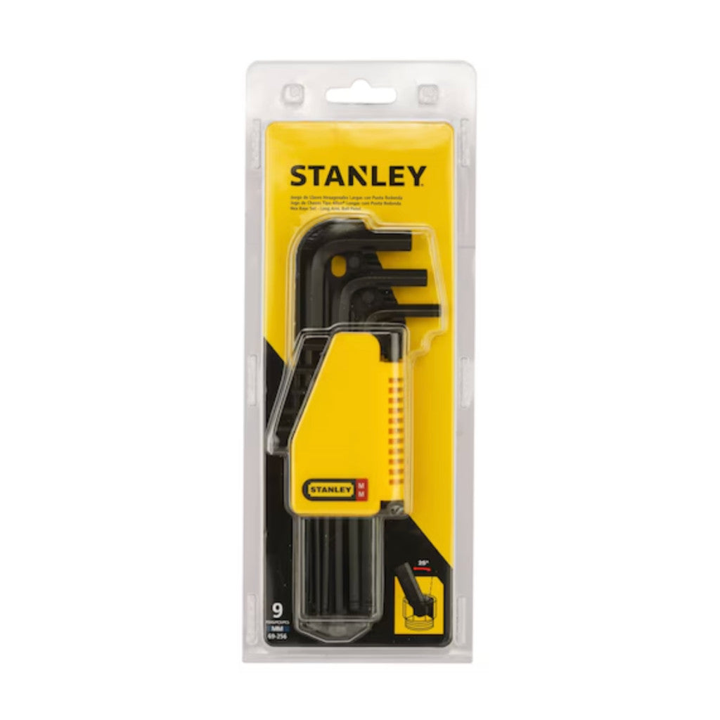 Stanley 9-Piece Metric Long Arm Ball Point Hex Key Set (69-256) STANLEY