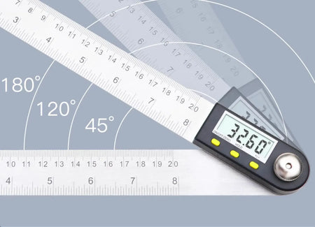 Digital Angle Ruler 5422 series come with IP54 (dust-protected & splash-resistant)