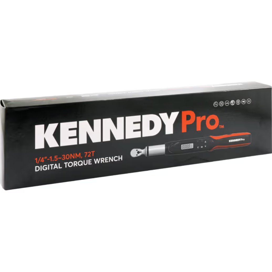 Kennedy Pro DIGITAL TORQUE WRENCH Range - 1/4", 3/8", 1/2", 3/4" Drive KENNEDY