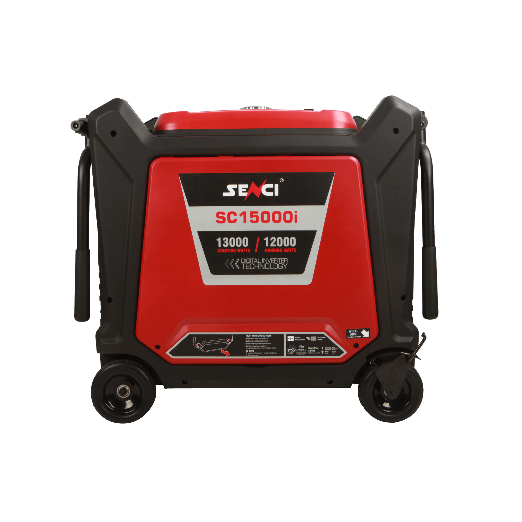 Senci SC15000i, Petrol Silent Inverter Generator, 13kW, Engine 744cc, Fuel Tank 40L, 170kg SENCI