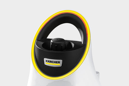 Karcher Steam Cleaner SC 2 product with black and yellow design on a white background