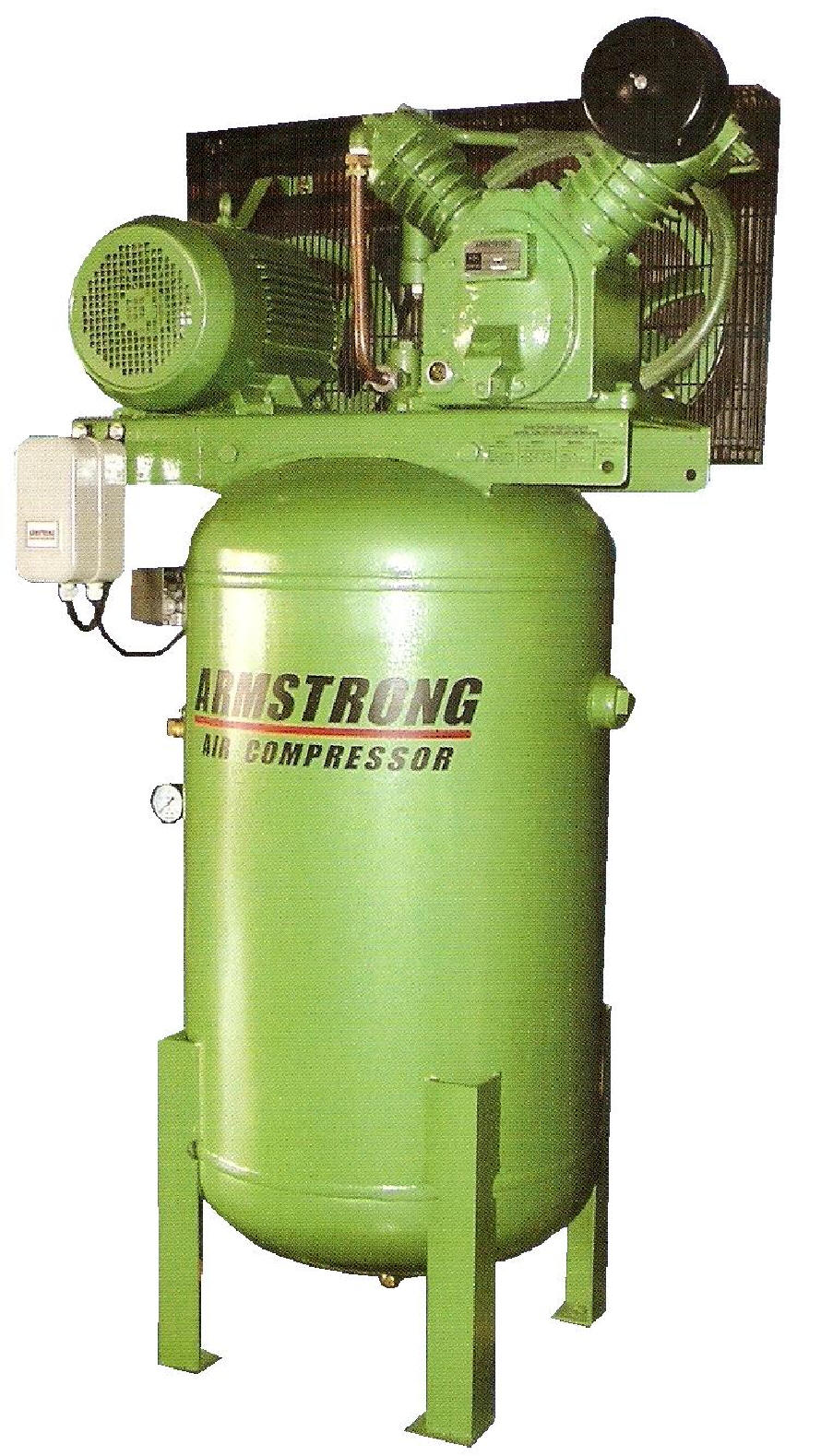 V55 5.5HP 230L 880RPM VERTICAL RECEIVER AIR COMPRESSOR Techno Tools & Equipment