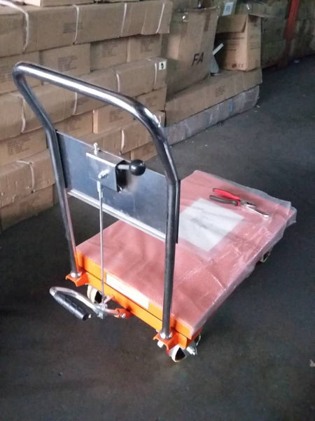 Hydraulic Table Lifter TF50 (500kg), Single Scissor, Orange Colour ADVANCE