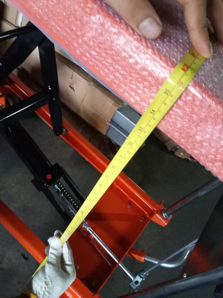 Hydraulic Table Lifter TF50 (500kg), Single Scissor, Orange Colour