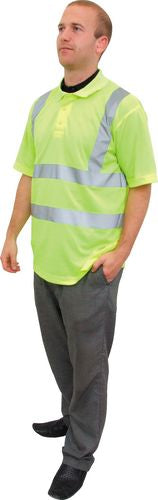 TUFFSAFE TFF9624733D HI-VIS POLO SHIRT X/LARGE