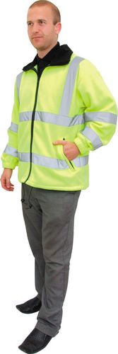 TUFFSAFE TFF9624751B HI-VIZ FLEECE JACKET MEDIUM