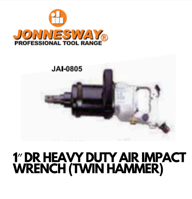 1'' SUPER DUTY AIR IMPACT WRENCH (TWIN HAMMER)