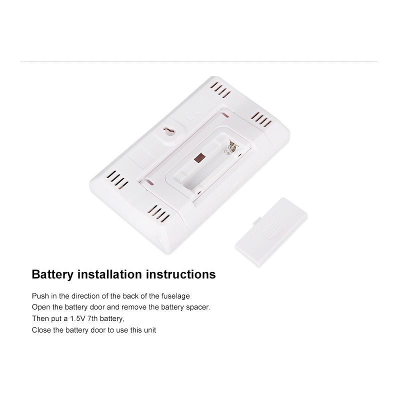 Uni-T A13T Temperature Humidity Meter | Indoor Outdoor Hygrometer with Clock & Alarm UNI-T