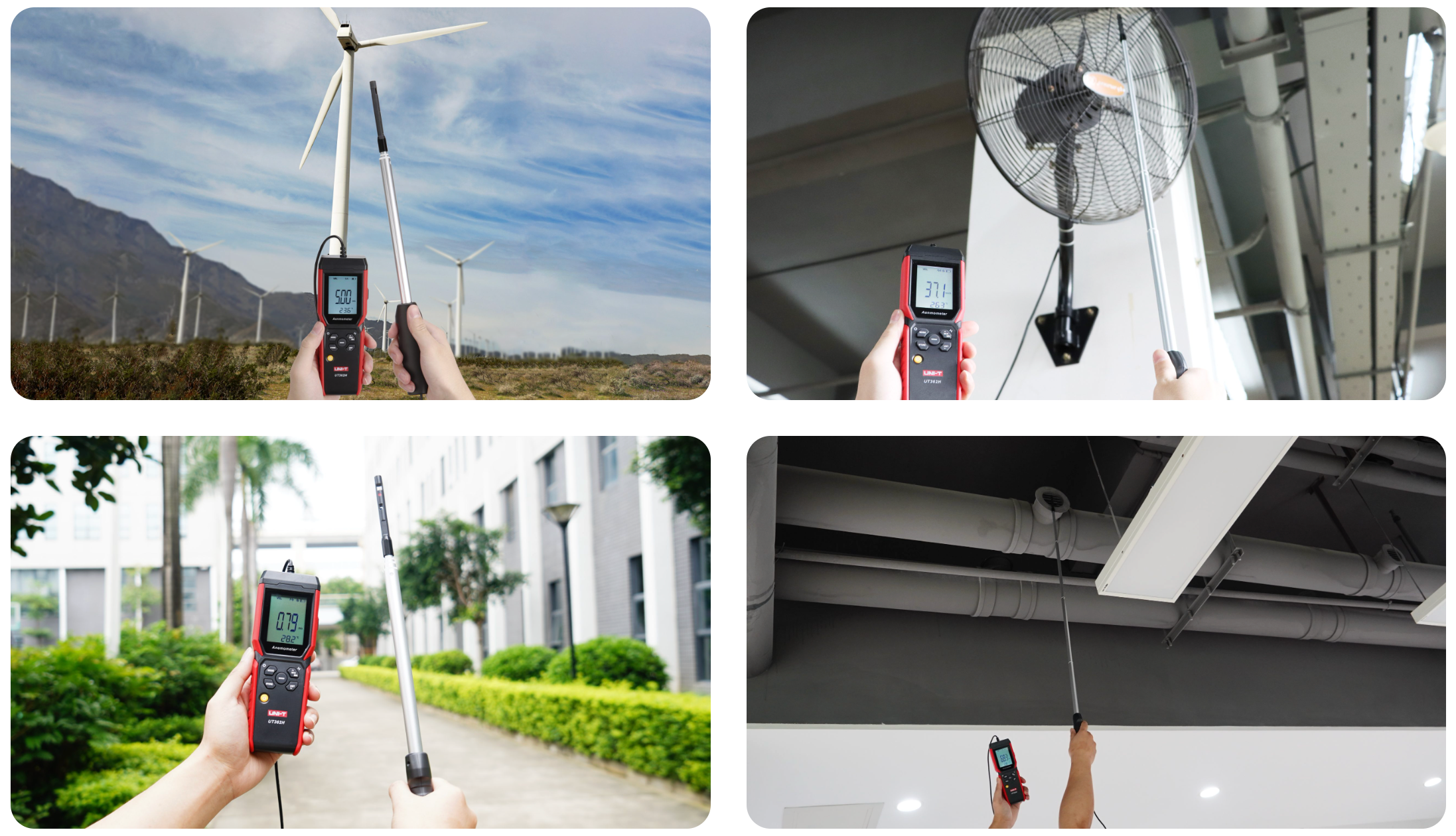 UNI-T UT362H Hot Wire Anemometer: High-Accuracy HVAC Testing Meter UNI-T