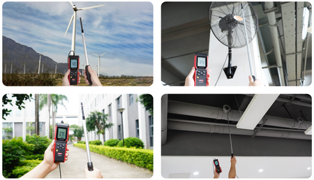UNI-T UT362H Hot Wire Anemometer: High-Accuracy HVAC Testing Meter UNI-T