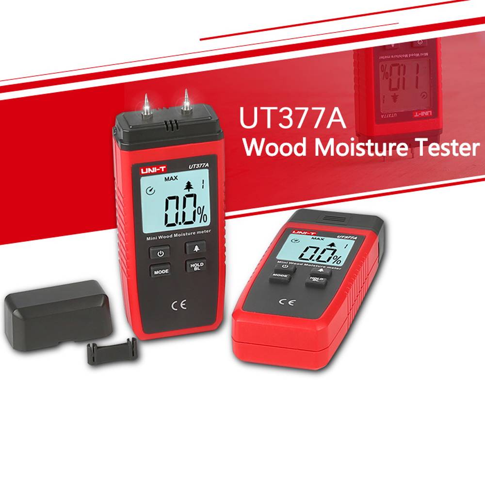 Uni-Trend UT377A Mini Moisture Meter Probe Cap Off