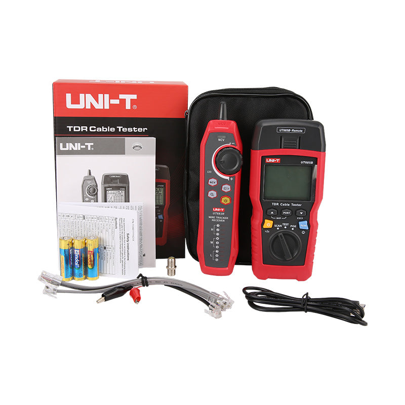 UT685B TDR Cable Tester Kit – 500m POE Line Finder & RJ11/RJ45 Network ...