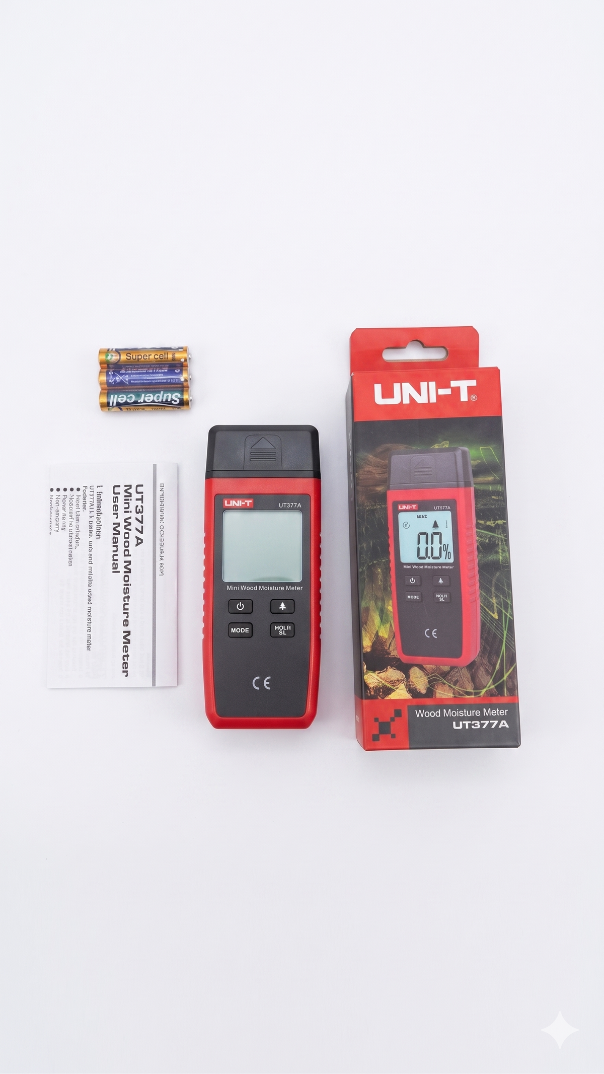 UNI-T UT377A Mini Wood Moisture Meter Unboxed Showcase.