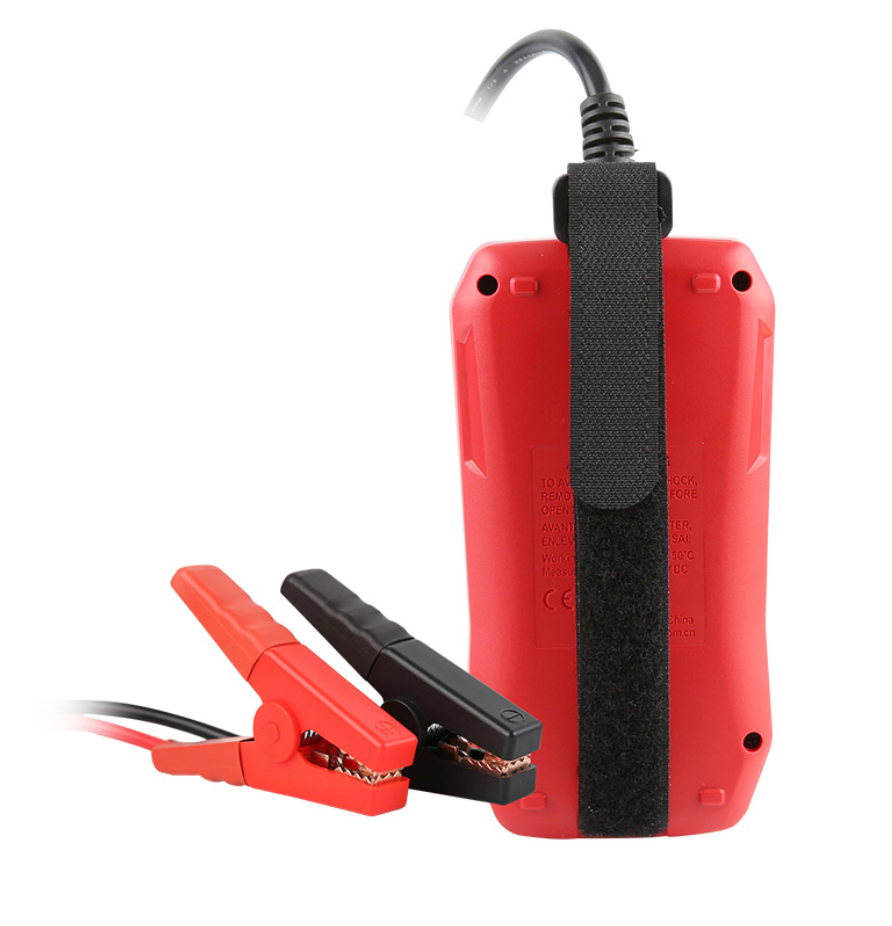 Uni-T UT673A 12V battery tester — back view