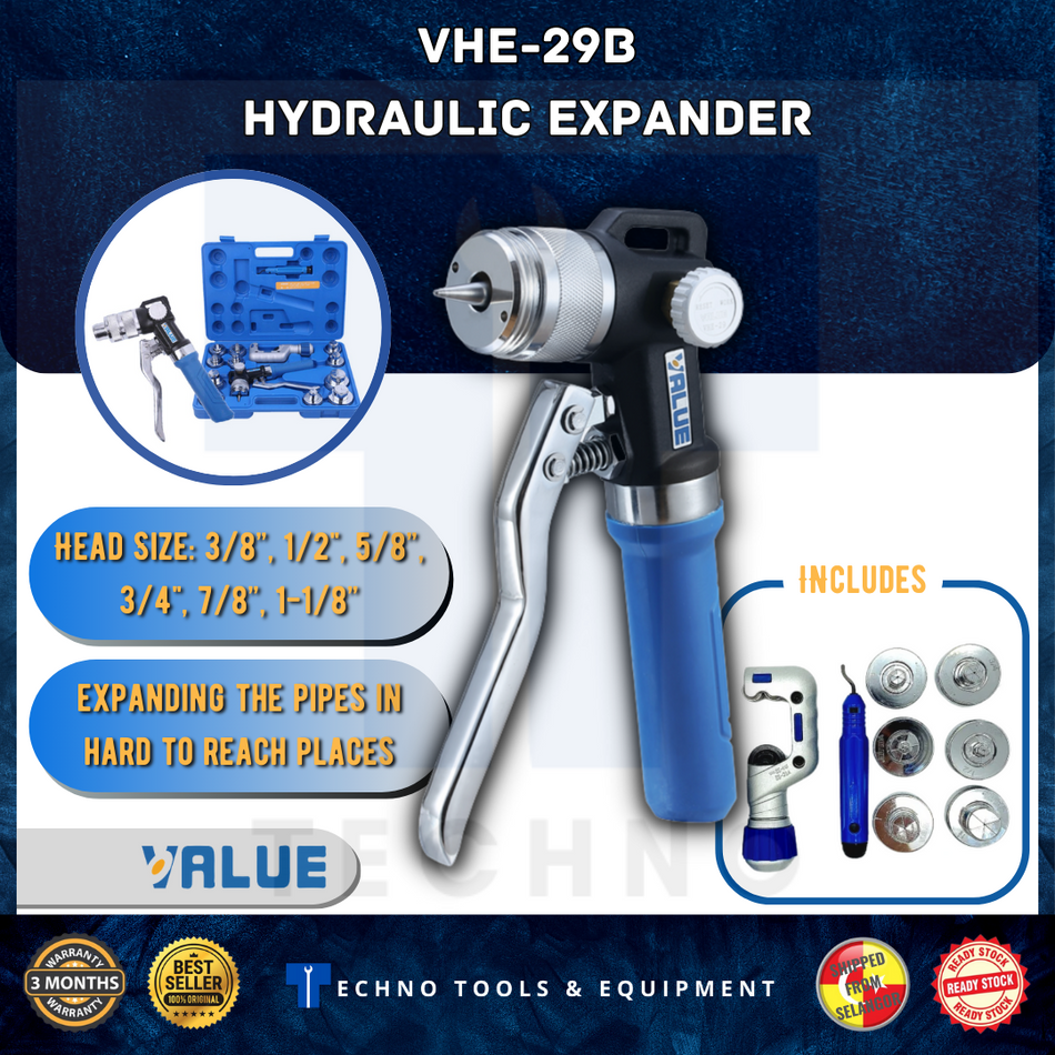 VALUE Hydraulic Tube Expander VHE-29D