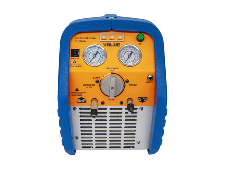 Value VRR24LOS-R32 Refrigerant Recovery Unit | Twin Cylinder Oil-Free R32 R410A HVAC VALUE